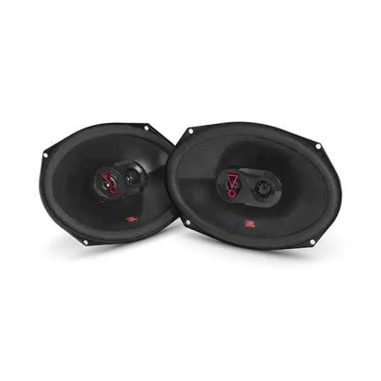 Stage3 9637HI-700W 6" X 9"(15.2Cm X 23Cm) Three Way Car Speaker Plus One Woofer Cone,Edge Driven Dome Tweeters,Vented Basket Frame Design,Delivers High Output and Deep Bass Peformance.,Black