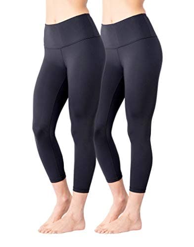 Yogalicious High Waist Ultra Soft Lightweight Capris - High Rise Yoga Pants