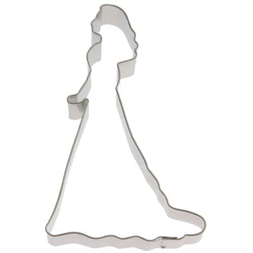 Bride Cookie Cutter 5.25 Inch - Made in the USA – Foose Cookie Cutters Tin Plated Steel Bride Cookie Mold