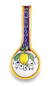 Arte D'Italia Imports Hand Painted Alcantara Spoonrest - Handmade in Deruta