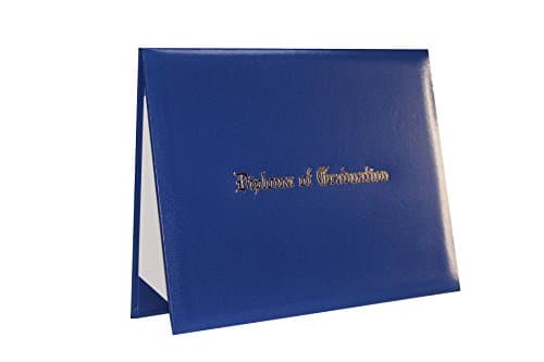 GraduationForYou Smooth Imprinted Diploma of Graduation Certificate Cover 8 1/2" x 11"