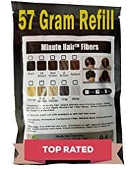Hair Building Fibers Dark Brown 57 Grams (2 oz) Minute Hair Refill Hair Loss Concealer That You Can Use for Your Bottles From Competitors Like Toppik, Xfusion (Dark Brown)