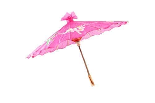 Small Chinese/Japanese Floral Parasol Geisha Umbrella - 58cm diameter