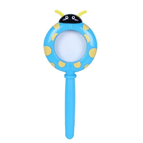 AWOEZ Cute Cartoon Magnifier Magnifying Glass for Kid’s Children (Ladybird)