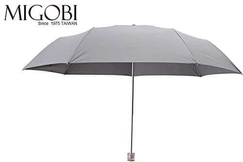 Migobi Lightweight Ultrathin Compact Totes Travel Umbrella,Portable and UPF 50+,Candy Color Style Slip-Proof Handle Female Easy Carrying Mini Anti uv Parasol 7820