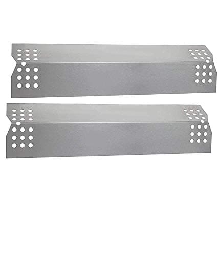 Zljiont 2-pack Grill Heat Plates for Gas Grill Model Kitchen Aid 720-0787D, 720-0819, Stainless Still Heat Plate Replacement fit other Nexgrill Gas Grill