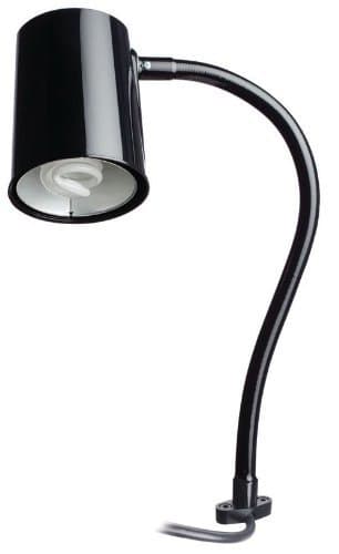 95007 Flexible Arm Task Lamp, Compact Fluorescent Lamp Type, Direct Mount Base Type, 24" Arm Length, 23 Watts, 1640 Raw Lumens
