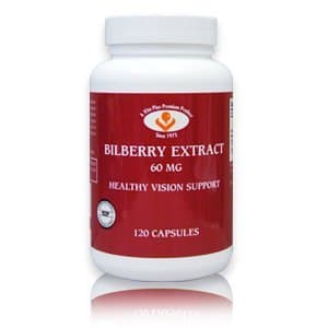 Bilberry Extract 60 MG by Vita Pure(VitaPlus), 120 Capsule