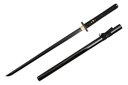 Onikiri F-587 1045 Black Damascus Steel Handmade Katana Sword