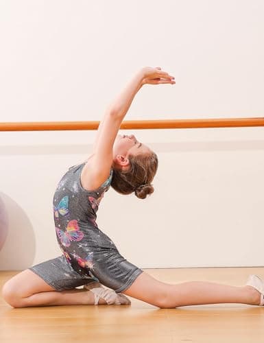 TUONROAD Girls Gymnastics Leotards Toddler Unitard Biketard Clothes Cute Kid Tumbling Dance Outfit 2-10T