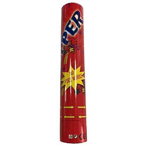 Confetti Cannons12 Inch Air Compressed Party Poppers Pkg/12