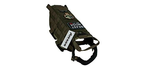 Strenco Tactical Training Dog Vest Harness (Green, Small)