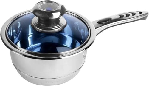 ROYAL SWISS 16 Teliiges Saucepan Set | Cooking Pots | Cooking Pot Set | Induction | With Glass Lid | 18/10 Stainless Steel