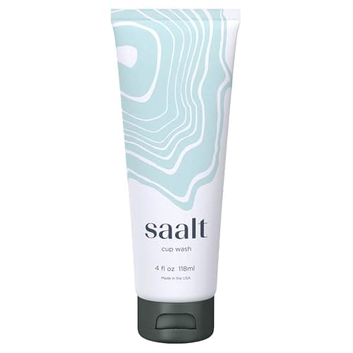Saalt Menstrual Cup Wash - Made in USA - Premium Formula for Silicone Menstrual Cups (4 oz)