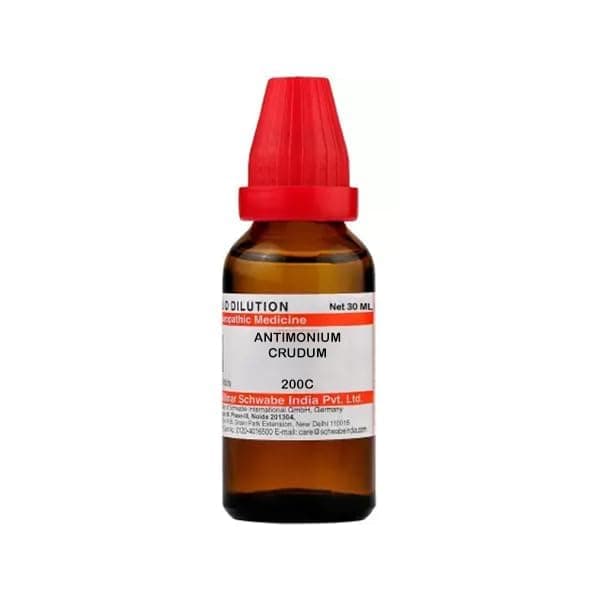 ANTIMONIUM CRUDUM 200C 30 ML SCHWABE || Shophomeo®