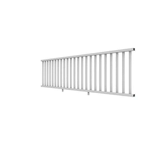 YardSmart 73012430 10'X36" Select Rail Sq Bal White Vinyl Railling