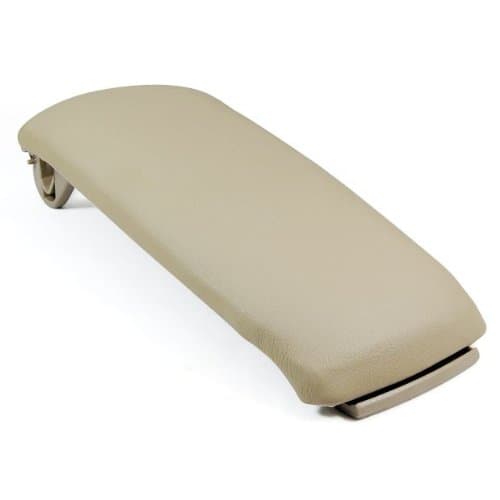 Beige Leather Center console Amrest Covers Caps w/ Latch Lip for 00-06 Audi A6 Brand New 2000 2001 2002 2003 2004 2005 2006