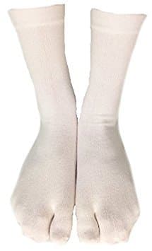 Tabi Socks- Comfortable Soft White Ankle-High Toe Socks