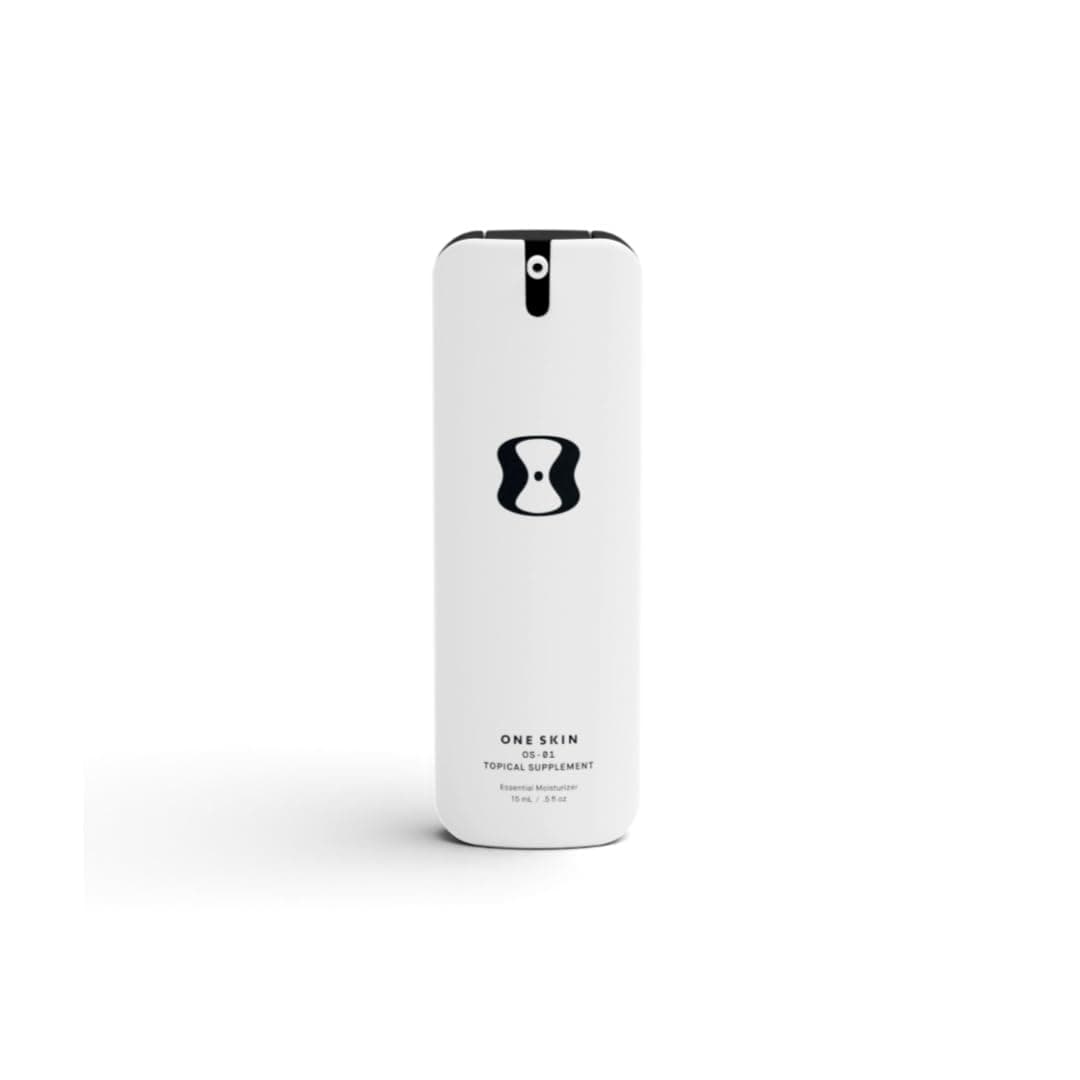 OneSkin FACE OS-01 Peptide Topical Supplement MINI | Skin Longevity Age Reversal Moisturizer | Safe for Sensitive Skin, Fragrance-Free, 15 mL / 0.5 oz
