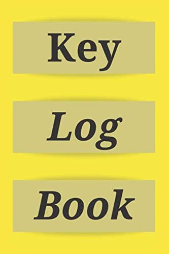 Key Log Book: Key Control Log: Key Control System, Key Log In and Log Out Sheet, Key Inventory Sheet, Key Registry Log.