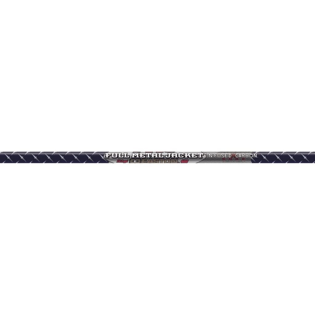 12 - Pk. Easton Full Metal Jacket N - Fused Carbon Shafts Gun Metal Black Finish, 400