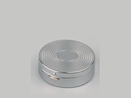 Snuff Pill Box Chrome