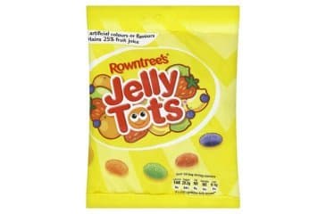 Rowntrees Jelly Tots Share Bags (Box Of (12 X 160G Bags) Bags)
