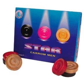 Amber Carrom Gear Star Carrom Board Coins