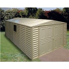 Oslo 10FT x 23FT DURAMAX PLASTIC PVC GARAGE WITH STEEL FRAME (3.22m x 7.17m)