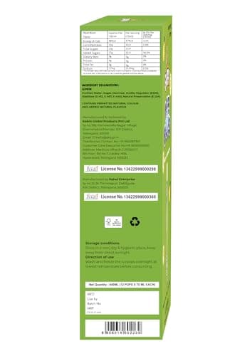 Skippi All Desi Flavour Ice Pops Box - 12 x 70ml Popsicle Sticks | 6 Indian F...