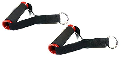 FitGenius Premium Gym Resistance Bands Handles Strong Nylon Webbing (Pair)