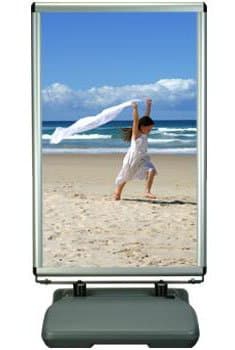 WindMaster V4 Poster Stand 4204 - 28"x44", Color=Black