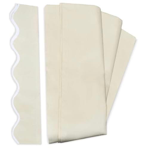 ALEKO Patio Awning Fabric Replacement, Polyester Canopy with UV Protection, Ivory, 13x10 Feet