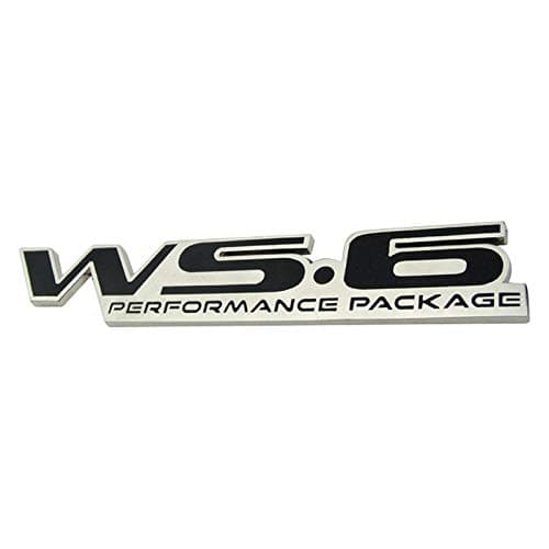 Pontiac Firebird Trans Am WS6 Rear Bumper Badge Emblem BLACK