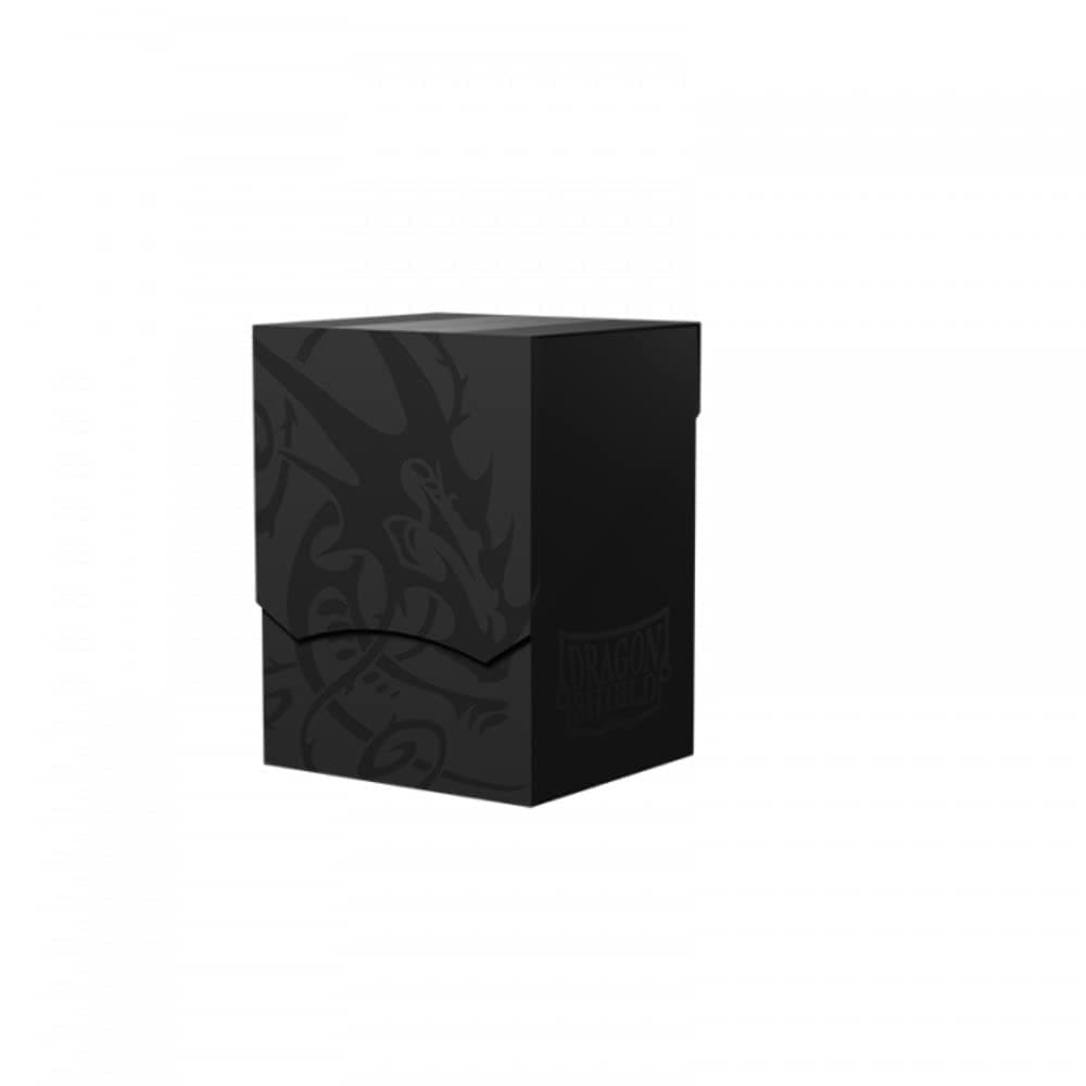 Dragon Shield Card Deck Box – Shell: Shadow Black/Black Durable & Sturdy TCG, OCG Storage Compatible with Pokemon Yugioh Commander MTG Magic: The Gathering Cards (AT-30724)