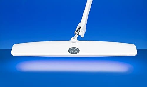 Lightcraft LED Task Lamp with Dimmer Switch, White