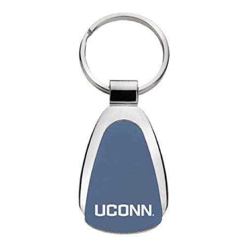 LXG Uconn, University of Connecticut - Teardrop Keychain - Blue