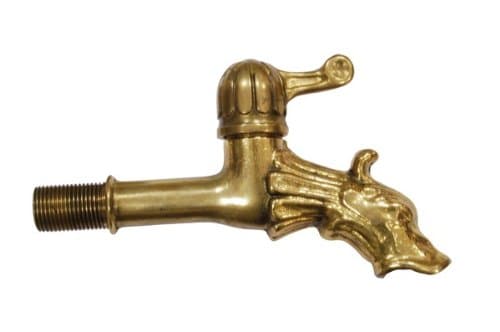 Boutt 2158001 205T Fountain Tap Dragon's Head Design / 1/4 Turn Male 15 x 21