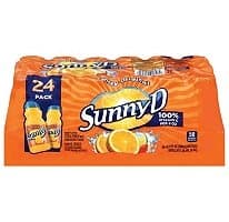 Sunnyd Tangy Original Orange Flavored Citrus Punch - 24/6.75 Oz.