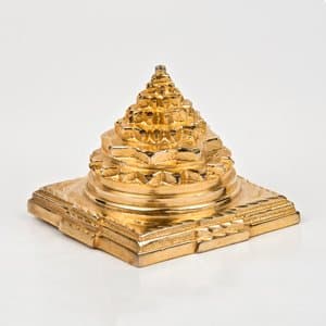 Mixed Metal 'Ashtadhatu Sri Yantra'-(Golden)