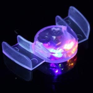 Flashing Panda LED Blinking Mouthpiece Flashing Teeth - Lot of 12 Mouthpieces