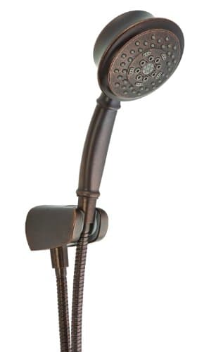 Danze D461523BR Surge 525 Five Function Hand Held Shower Supply Mount Assembly Kit, Tumbled Bronze