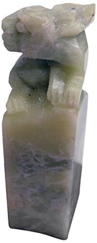 Yuemei Zodiac Rabbit Jade Stamp, Small