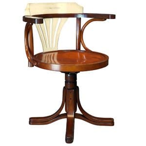 Pursers Desk Chair, Ivory