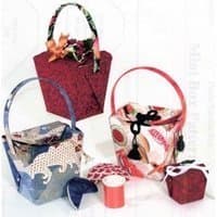 StoryQuilts.com Presents Fabric Takeout Box and Fortune Cookie Sewing Pattern by Susan Perry
