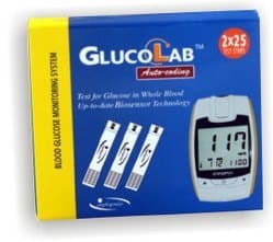 Glucolab99XX0078 Glucose Test Strip, Pack of 50