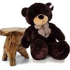 Amazing, Best,NP Toys Soft Plush Fabric Teddy Bear with Neck Bow 4 Feet (120 cm) Pink (Chocolaty, 4 Feet)