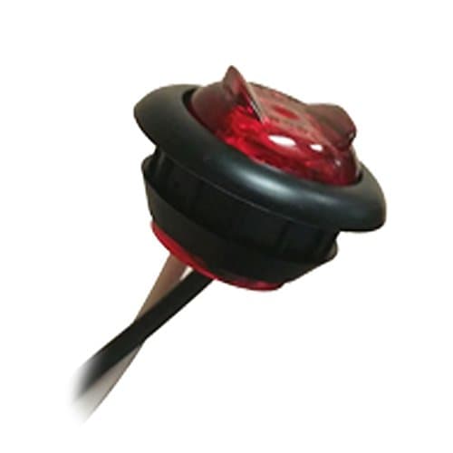 Vision LED CL-11223-R 4 Top Quality Made 3/4" Red LED Clearance Marker Bullet Grommet Lights, Brightest avaible, 180 view angle