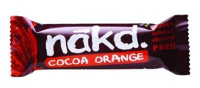 Nakd BarsNakd Cocoa Orange Gluten Free Bar 35G (Pack Of 8)