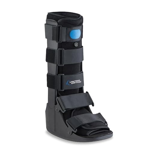 United Ortho Air Cam Walker Fracture Boot, Large, Black